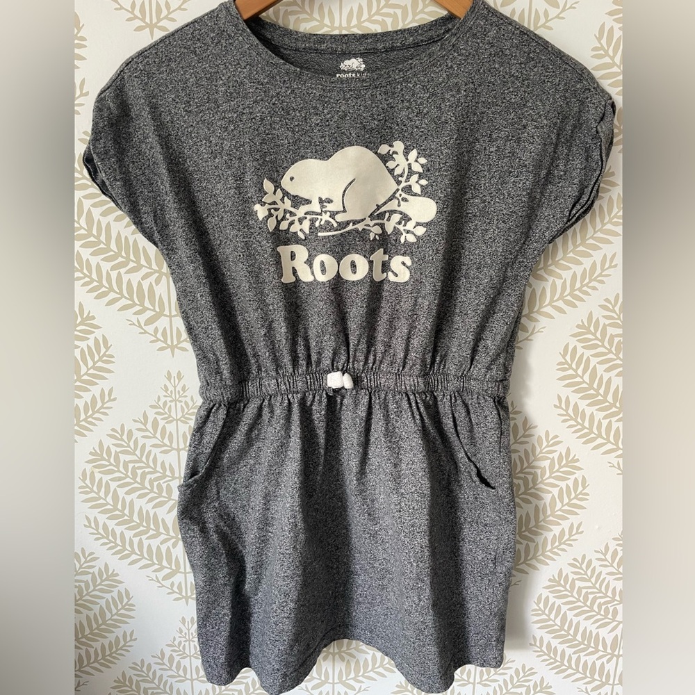 Like New Girls Roots Salt & Pepper Dress Large